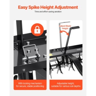 VEVOR Ρυμουλκούμενος Αεριστήρας Γκαζόν 40 με Καθολικό Σύνδεσμο TCSH... VEVOR Ρυμουλκούμενος Αεριστήρας Γκαζόν 40 με Καθολικό Σύνδεσμο TCSH...