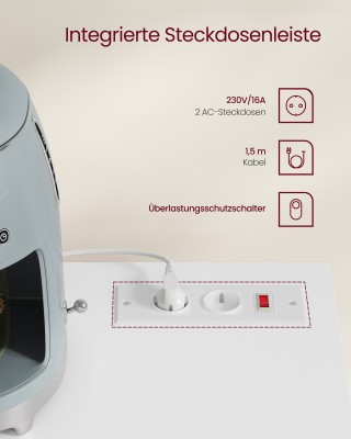 VASAGLE Ντουλάπι Κουζίνας Custos Collection με Πάγκο, Ράφι για Φούρ...