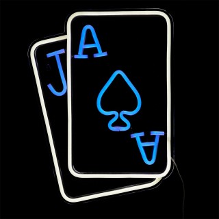 Λάμπα Led Neon Τραπουλόχαρτα Home Deco Factory LA0055