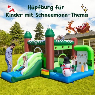 Costway Φουσκωτό Κάστρο Άλματος με Χειμερινό Θέμα και Χιονάνθρωπο ... Costway Φουσκωτό Κάστρο Άλματος με Χειμερινό Θέμα και Χιονάνθρωπο ...