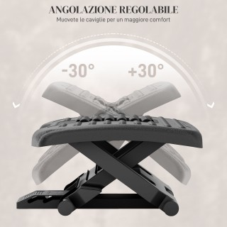 HOMCOM Εργονομικό Υποπόδιο Γραφείου με Ρολλά Μασάζ, Ρυθμιζόμενο Ύψ... HOMCOM Εργονομικό Υποπόδιο Γραφείου με Ρολλά Μασάζ, Ρυθμιζόμενο Ύψ...