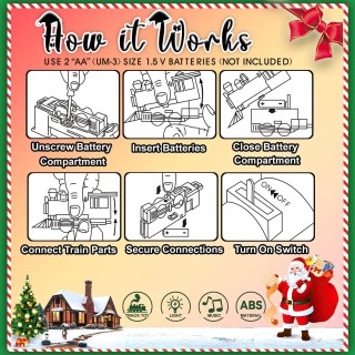 BAKAJI Χριστουγεννιάτικο Τρενάκι Κάτω από το Δέντρο 22 Κομμάτια Λο... BAKAJI Χριστουγεννιάτικο Τρενάκι Κάτω από το Δέντρο 22 Κομμάτια Λο...