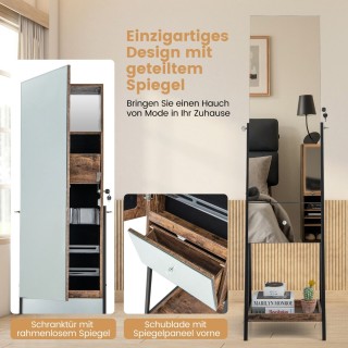 Costway Ελεύθερη Κοσμηματοθήκη με Καθρέφτη και LED Φωτισμό - Μεγάλ... Costway Ελεύθερη Κοσμηματοθήκη με Καθρέφτη και LED Φωτισμό - Μεγάλ...