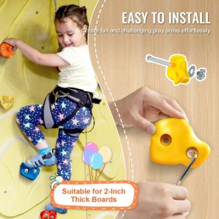 Σετ 25 Χειρολαβών Αναρρίχησης VEVOR για Εσωτερική/Εξωτερική Χρήση ... Σετ 25 Χειρολαβών Αναρρίχησης VEVOR για Εσωτερική/Εξωτερική Χρήση ...