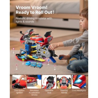 VEVOR Σετ Μηχανής Παιχνιδιού VEVOR, 25 Τεμαχίων, Μετατρέψιμο Μοτοσι...