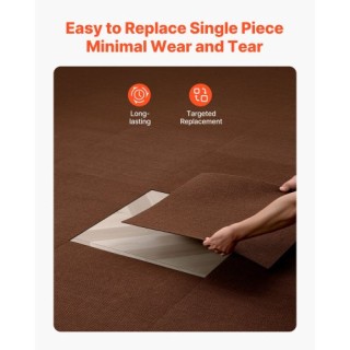 VEVOR Αυτοκόλλητα Πλακίδια Χαλιού 610x610 mm Καφέ, 20 Τεμάχια ZZFKD... VEVOR Αυτοκόλλητα Πλακίδια Χαλιού 610x610 mm Καφέ, 20 Τεμάχια ZZFKD...