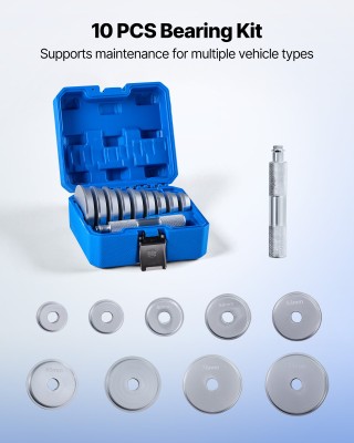 VEVOR Σετ Εργαλείων Αποσυναρμολόγησης Ρουλεμάν, 10 τμχ, 9 Δακτύλιοι... VEVOR Σετ Εργαλείων Αποσυναρμολόγησης Ρουλεμάν, 10 τμχ, 9 Δακτύλιοι...