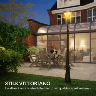 Outsunny Ηλιακός Κήπου με Αισθητήρα PIR, Αλουμίνιο & Γυαλί, 26x24x2... Outsunny Ηλιακός Κήπου με Αισθητήρα PIR, Αλουμίνιο & Γυαλί, 26x24x2...