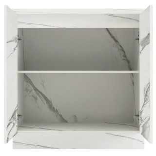 Shally Dogan Βάση Κουζίνας Shally Dogan με Δύο Πόρτες και Μαρμάρινη...