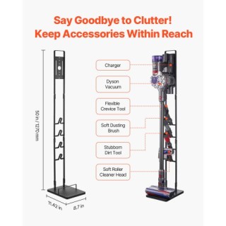 VEVOR Βάση Στήριξης Σκούπας Dyson με 4 Γάντζους XCQZJDSLSKJB6SW7NV0 VEVOR Βάση Στήριξης Σκούπας Dyson με 4 Γάντζους XCQZJDSLSKJB6SW7NV0