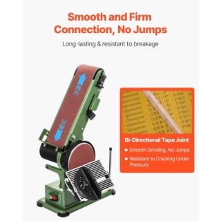 VEVOR Ταινίες Λείανσης 202mm x 485mm, 80 Κόκκοι Αλουμινίου Οξειδίου...