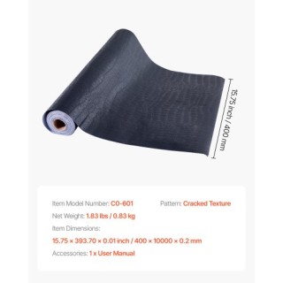 VEVOR Αυτοκόλλητη Ταπετσαρία 40cm x 10m Μαύρη Ανθεκτική στο Νερό γι... VEVOR Αυτοκόλλητη Ταπετσαρία 40cm x 10m Μαύρη Ανθεκτική στο Νερό γι...