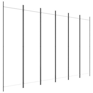 vidaXL Διαχωριστικό Δωματίου με 6 Πάνελ Λευκό 300 x 200 εκ. από Ύφα...