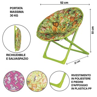 Galileo Καρέκλα Moonchair Bimbo με ενισχυμένη επένδυση και πτυσσόμε... Galileo Καρέκλα Moonchair Bimbo με ενισχυμένη επένδυση και πτυσσόμε...