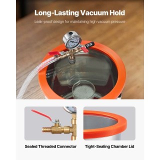 VEVOR Υψηλής Απόδοσης Μονοβάθμια Αντλία Κενού με Χωρητικότητα 11,36...