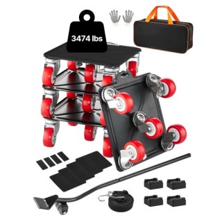 VEVOR Βαρέως Τύπου Καρότσι Μεταφοράς Επίπλων με 5 Τροχούς, Ικανότητ... VEVOR Βαρέως Τύπου Καρότσι Μεταφοράς Επίπλων με 5 Τροχούς, Ικανότητ...