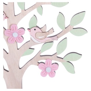 Villa DEste  Διακοσμητικό Πασχαλινό Δέντρο από Ξύλο και Τσόχα ύψους...