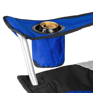 BAKAJI  Πτυσσόμενη Καρέκλα Κατασκήνωσης Με Επένδυση Με Τσάντα Campi...