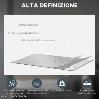 Kleankin Καθρέφτης Μπάνιου kleankin με Ρυθμιζόμενα LED Φώτα, Αφής Δ... Kleankin Καθρέφτης Μπάνιου kleankin με Ρυθμιζόμενα LED Φώτα, Αφής Δ...