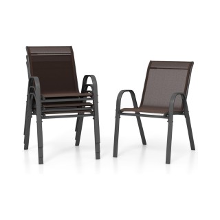 Costway Σετ Καρεκλών Βεράντας με Εργονομική Πλάτη και Ανθεκτικό Ύφ... Costway Σετ Καρεκλών Βεράντας με Εργονομική Πλάτη και Ανθεκτικό Ύφ...