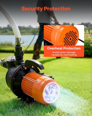 VEVOR Αντλία Επιφανείας Jet για Ρηχό Πηγάδι 1300W 230V, 4800 L/h, Ύ...