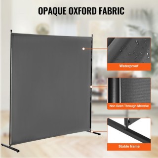 VEVOR  Διαχωριστικό Δωματίου 6FT Μονό Πανί για Γραφείο Υπνοδωμάτιο ...