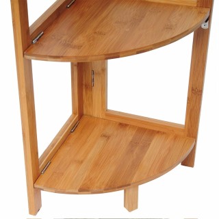 BAKAJI Βιβλιοθήκη Γωνιακή Ραφιέρα Πτυσσόμενη 4 Ράφια Ξύλο Μπαμπού ... BAKAJI Βιβλιοθήκη Γωνιακή Ραφιέρα Πτυσσόμενη 4 Ράφια Ξύλο Μπαμπού ...