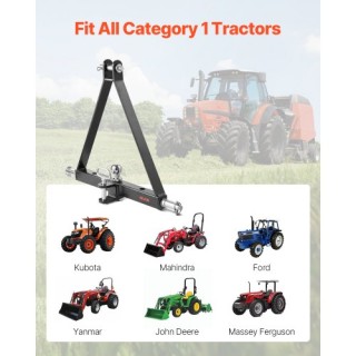 VEVOR Προσαρμογέας Ταχέος Κουμπώματος Ρυμούλκησης 3 Σημείων 2 6000l... VEVOR Προσαρμογέας Ταχέος Κουμπώματος Ρυμούλκησης 3 Σημείων 2 6000l...