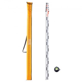 Τηλεσκοπική Ράβδος Μέτρησης VEVOR 5M με Αλφάδι & Τσάντα  GZCLG5M000...