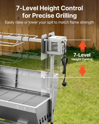 VEVOR Ψησταριά Ροτέσσέρι 38W, Υπαίθρια Σούβλα για Γουρούνι & Αρνί, ...