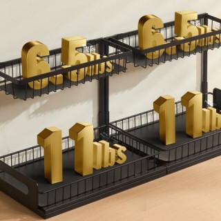 VEVOR  Διπλό Συρτάρι Οργάνωσης Ντουλαπιού Κάτω από Νεροχύτη 10.7x14...