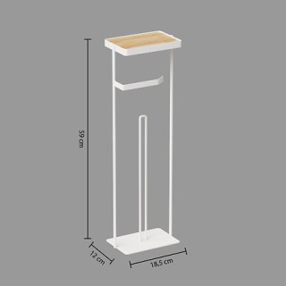 Επιδαπέδια Βάση για Χαρτί Υγείας με Αποθηκευτικό Χώρο 18,5 x 12 x 5...