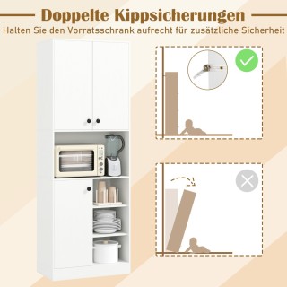 Πολυλειτουργικό Ντουλάπι Κουζίνας με Ράφι Φούρνου Μικροκυμάτων και ...