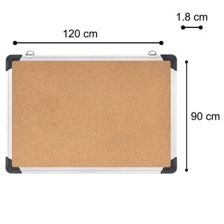 BAKAJI Τετράγωνος Πίνακας Φελλού με Αλουμινένιο Πλαίσιο για Τοίχο ... BAKAJI Τετράγωνος Πίνακας Φελλού με Αλουμινένιο Πλαίσιο για Τοίχο ...