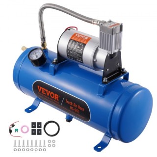 Συμπιεστής Αέρα VEVOR 12V με Δοχείο 6L, 120 psi για Κόρνες & Ελαστι... Συμπιεστής Αέρα VEVOR 12V με Δοχείο 6L, 120 psi για Κόρνες & Ελαστι...