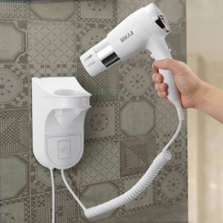 BAKAJI Σεσουάρ Τοίχου Ξενοδοχείου Χρώμιο Πιστολάκι Μαλλιών Μπάνιο ... BAKAJI Σεσουάρ Τοίχου Ξενοδοχείου Χρώμιο Πιστολάκι Μαλλιών Μπάνιο ...