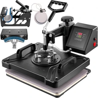 VEVOR 5 in 1 Multifunctional Heat Press for T-Shirt Printing... VEVOR 5 in 1 Multifunctional Heat Press for T-Shirt Printing...