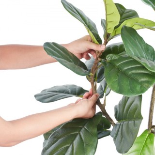 Τεχνητό Δέντρο Φίκου 6FT VEVOR, Ασφαλές PE Υλικό & Προστασία Κατά τ...