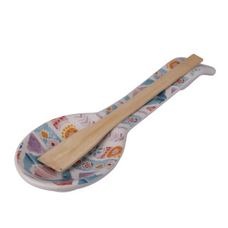 Galileo Σετ 6 τμχ κεραμική Κουτάλα με παστέλ διακοσμήσεις Playa del...