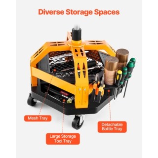 VEVOR Βαρέως Τύπου Καθιστικό Κατάστημα με Ρόδες 300 lbs Φορτίο ZXGK...