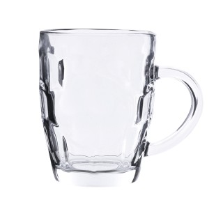 Galileo Ποτήρι Μπύρας Sibilla 540 ml από Γυαλί με Ανάγλυφη Επιφάνει...