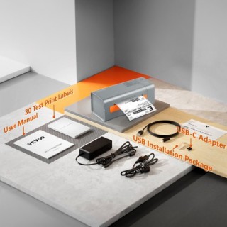 Εκτυπωτής Θερμικών Ετικετών VEVOR 4x6, Γκρι YSBQDYJFTSYCOUCA5V2 Εκτυπωτής Θερμικών Ετικετών VEVOR 4x6, Γκρι YSBQDYJFTSYCOUCA5V2