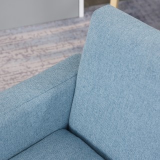 HOMCOM Πολυθρόνα για Παιδιά από Ύφασμα για Παιδικό Δωμάτιο με Επένδ...