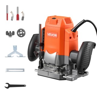 VEVOR Φρέζα Ξύλου 1200W, 1,6 HP, Ρυθμιζόμενης Ταχύτητας, με Μαλακή ... VEVOR Φρέζα Ξύλου 1200W, 1,6 HP, Ρυθμιζόμενης Ταχύτητας, με Μαλακή ...
