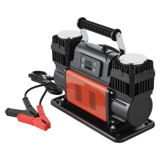 VEVOR Επαγγελματικός Φορητός Αεροσυμπιεστής Αυτοκινήτου με Διπλό Κύ...