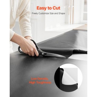 VEVOR Πλαστικό Φιλμ 14Mil 10x100 FT Βαρέως Τύπου Μαύρο & Λευκό SLM1...