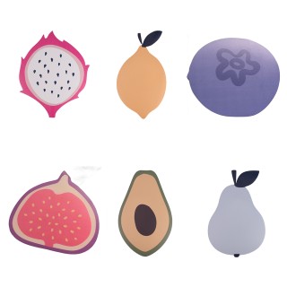 Villa DEste Σετ 6 τμχ Σουβέρ φρούτων από PVC Fruit Life 5922020 Villa DEste Σετ 6 τμχ Σουβέρ φρούτων από PVC Fruit Life 5922020