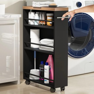 Shally Dogan Καρότσι Αποθήκευσης Κουζίνας Λεπτό Εξοικονόμησης Χώρο... Shally Dogan Καρότσι Αποθήκευσης Κουζίνας Λεπτό Εξοικονόμησης Χώρο...