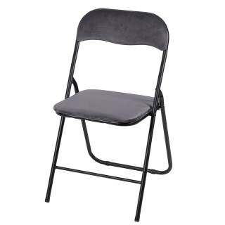 Galileo Καρέκλα πτυσσόμενη εξοικονόμησης χώρου με βελούδινη υφή σε ...