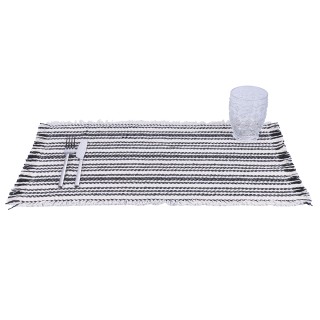 Villa dEste Home Ορθογώνιο Βαμβακερό Τραπεζομάντηλο με Κρόσσια Masa...